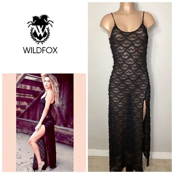 Wildfox Other - New. WILDFOX black eyelash maxi coverup. L but RUNS SMALL. retails $136